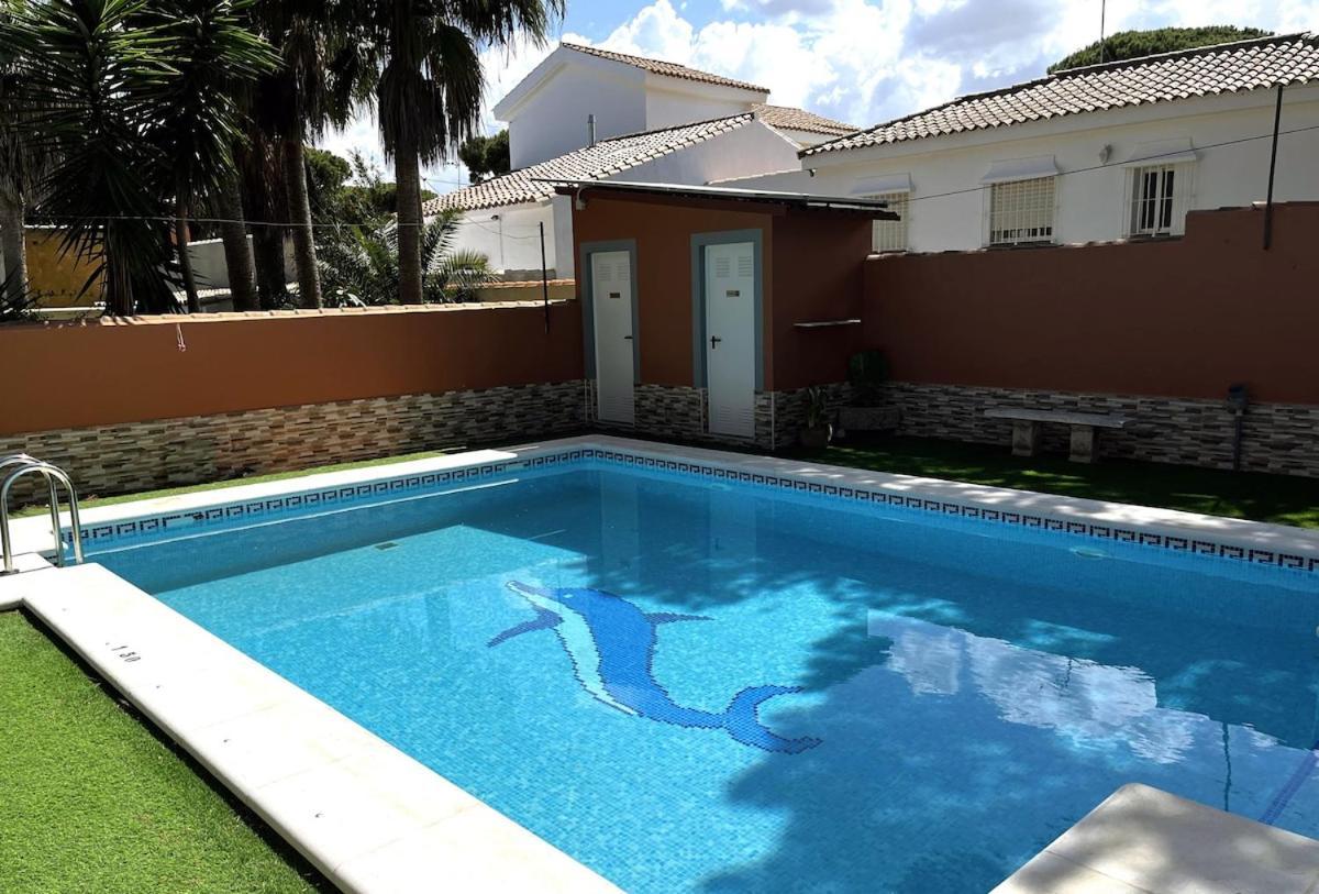 Chalet Los Pinos Con Piscina Privada Novo Sancti Petri Exterior foto